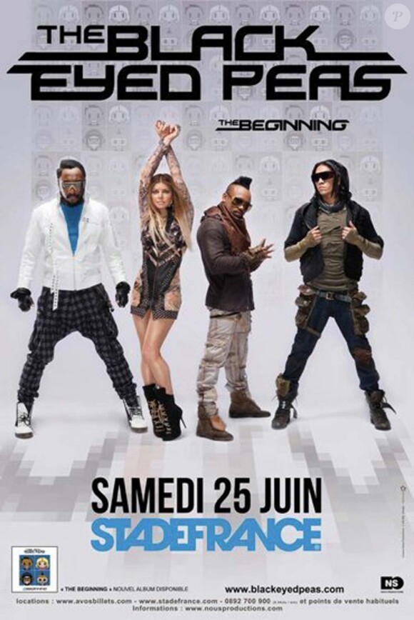 Les Black Eyed Peas sont attendus par 230 000 fans au Stade de France les 22, 24 et 25 juin 2011.