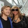 David et Cathy Guetta arrivent à Ibiza, mai 2011.