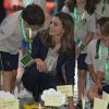 Letizia d'Espagne séduit tout le monde, des enfants au prince Felipe ! Gérone, 22 juin 2011