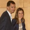 Letizia d'Espagne et le prince Felipe rayonnent de bonheur. Gérone, 22 juin 2011