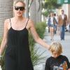 Sharon Stone et son fils Laird passent du temps ensemble à Beverly Hills le 24 juin 2011.