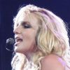 Britney Spears en pleine performance de Trouble for me, à Las Vegas, le 25 juin 2011.