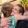Grace Gummer et Julia Roberts lors de l'avant-première du film Il n'est jamais trop tard à Los Angeles le 27 juin 2011