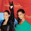 Alicia Keys, ses boucles d'oreilles Chopard, et sa statue de cire au musée Tussauds de New York, le 28 juin 2011