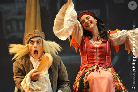 Gerard Holtz et son fils Julien dans Les Fourberies de Scapin