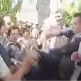 Un homme agresse Nicolas Sarkozy à Brax le jeudi 30 juin 2011 