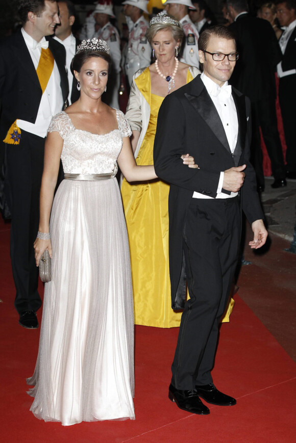 La Princesse Marie de Danemark lors du dîner organisé pour le mariage du Prince Albert avec Charlene Wittstock. Monaco, le 2 juillet 2011
