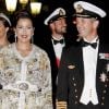 La princesse Lalla Meryem représentait son frère le roi Mohammed VI du Maroc au mariage du prince Albert et de la princesse Charlene, le 2 juillet 2011 à Monaco. A son arrivée pour le dîner, le prince Frederik de Danemark était son cavalier.