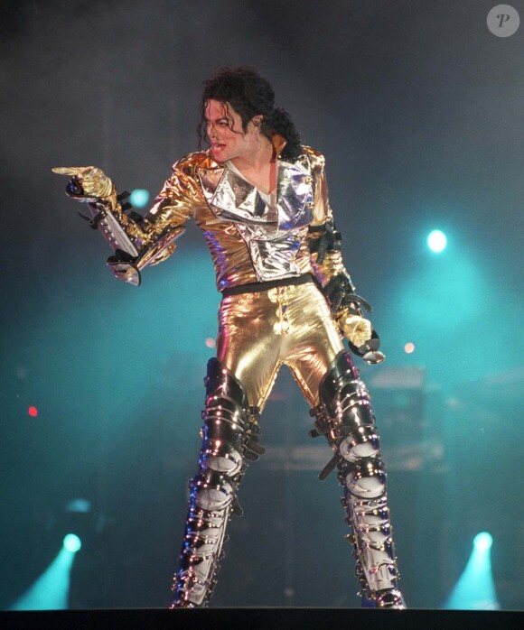 Michael Jackson à Prague, le 7 septembre 1996.