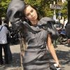 Liliana Matthausau défilé Stéphane Rolland collection automne-hiver 2011-2012 lors de la Fashion Week parisienne, le 5 juillet 2011