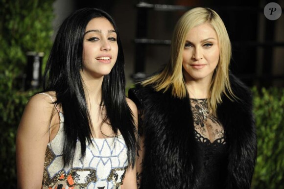 Madonna et sa fille aînée Lourdes, à Los Angeles, le 27 février 2011.