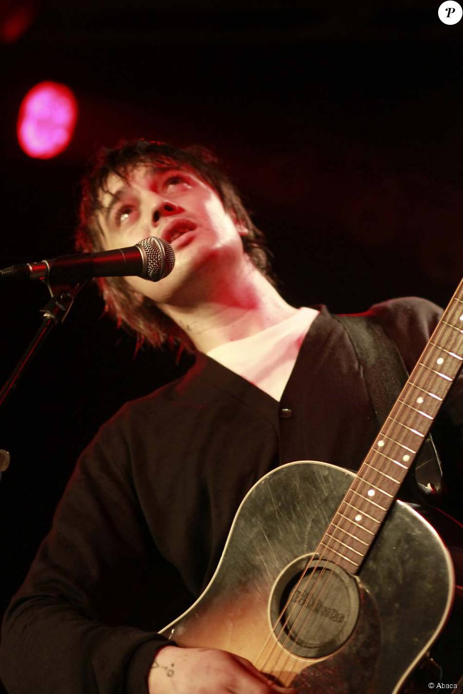 Pete Doherty en concert à Berlin, le 11 avril 2011. 