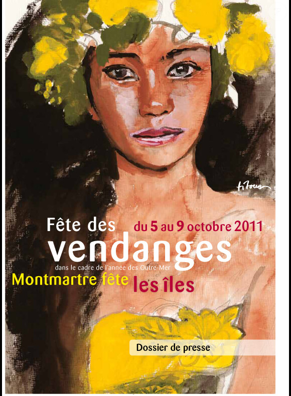 L'affiche de La Fête des Vendanges, qui se déroulera du 5 au 9 octobre 2011
