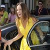 Hilary Swank arrive au festival du film de Giffoni le 14 juillet 2011 : accueil grandiose pour la star !
