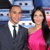Nicole Scherzinger et Lewis Hamilton posent lors de la première de Cars 2 à Los Angeles en juin 2011