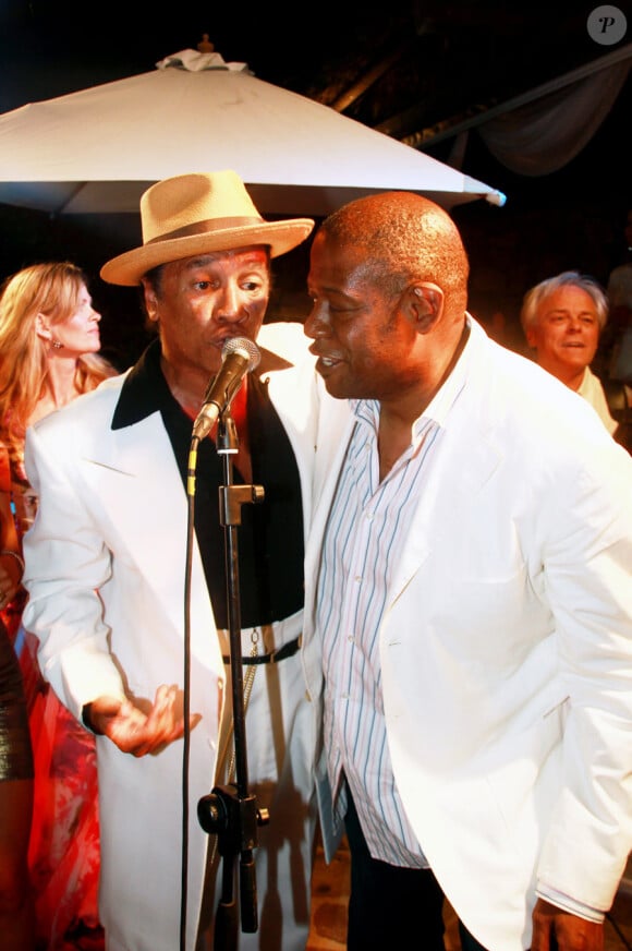 Kid Creole et Forest Whitaker au festival d'Ischia en Italie le 15 juillet 2011