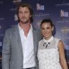 Chris Hemsworth et Elsa Pataky lors de l'avant-première de Captain America à Los Angeles le 19 juillet 2011