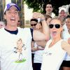 Heidi Klum et Tim Armstrong au Summer Run. Le 21 juillet 2011