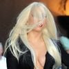 Lady Gaga à la sortie du Chateau Marmont à Los Angeles, le 28 juillet 2011.