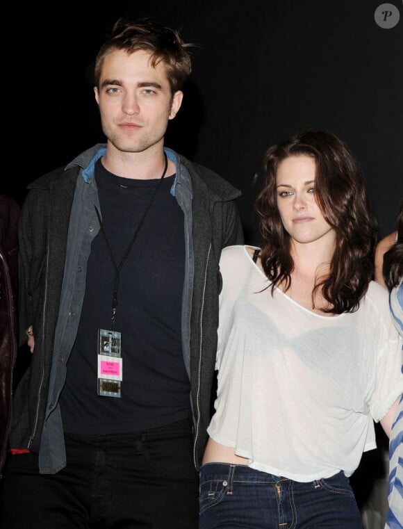 Kristen Stewart et Robert Pattinson en juillet 2011.