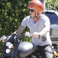 David Beckham : Le papa dévoué s'offre une virée à moto en solo