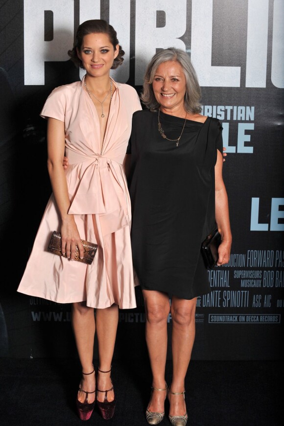Marion Cotillard et sa mère Niseema Theillaud en juillet 2009
