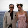 Harvey Keitel et sa femme l'actrice et productrice Daphne Kastner à Palma de Majorque le 24 juillet 2011