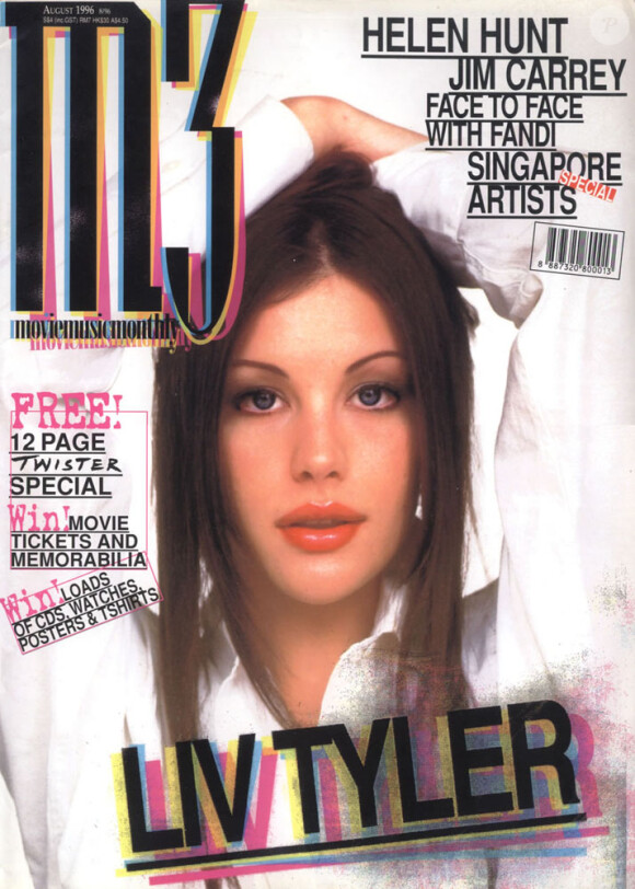 A 19 ans, Liv Tyler enchaîne les couvertures de magazines, comme ici pour M3. Août 1996.