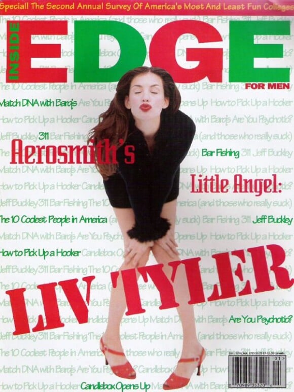 Décembre 1994 : Liv Tyler a eu 17 ans, et réalisait la couverture du magazine masculin EDGE.