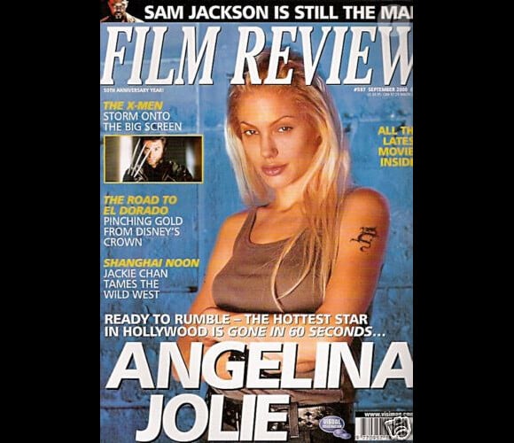 Angelina Jolie en couverture du magazine Film Review de septembre 2000.