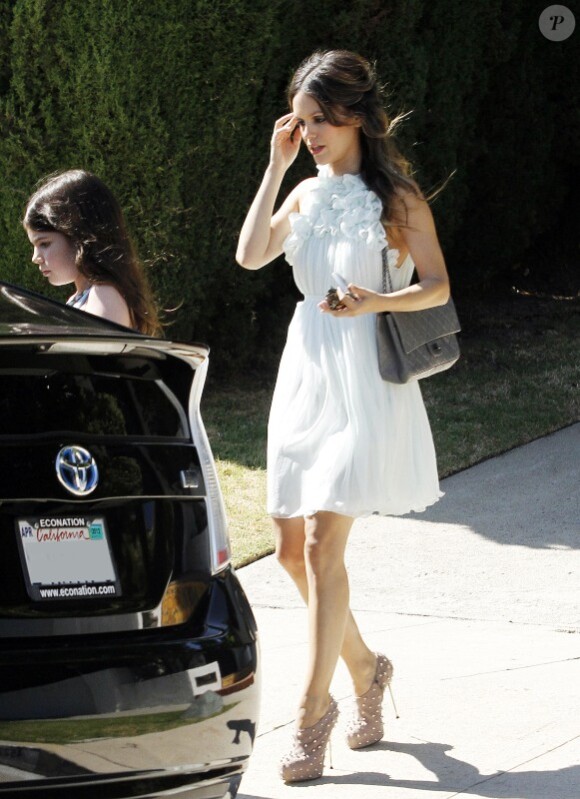 L'audacieuse actrice et fashionista Rachel Bilson à Los Angeles, le 7 août 2011.