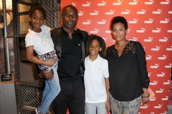Jimmy Jean-Louis, sa femme Evelyn et leurs enfants Thevi et Jasmin