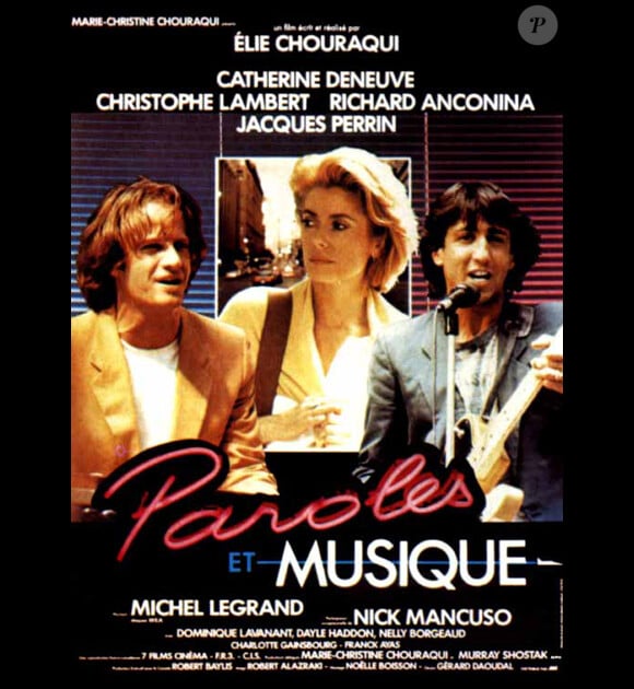Affiche du film Paroles et musique (1984) d'Elie Chouraqui