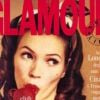 Très différente d'aujourd'hui, Kate Moss arborait des cheveux bruns et un visage candide en couv' du Glamour italien d'octobre 1992.