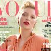 Tout juste mariée, Kate Moss pose en couv' du magazine Vogue British pour ce mois d'août.
