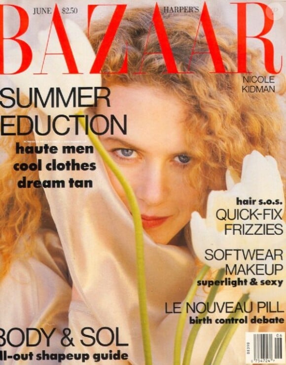 Juin 1991 : Nicole Kidman posait en couverture du magazine Harper's Bazaar.