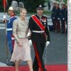Le 22 mai 2004 pour le mariage du prince Felipe et de Letizia Ortiz.
Le 25 août 2011, le prince héritier Haakon de Norvège et la princesse Mette-Marit doivent célébrer leurs noces d'étain : 10 années d'un mariage et d'un amour parfaitement sereins, après des débuts controversés...