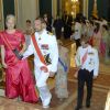 Le 13 juin 2006 à Bangkok pour le jubilé des 60 ans du règne du roi de Thaïlande.
Le 25 août 2011, le prince héritier Haakon de Norvège et la princesse Mette-Marit doivent célébrer leurs noces d'étain : 10 années d'un mariage et d'un amour parfaitement sereins, après des débuts controversés...
