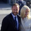 31 août 2010 sur le campus de l'université d'Agder.
25 août 2001 - 25 août 2011 : 10 ans de mariage pour le prince héritier Haakon de Norvège et la princesse Mette-Marit...