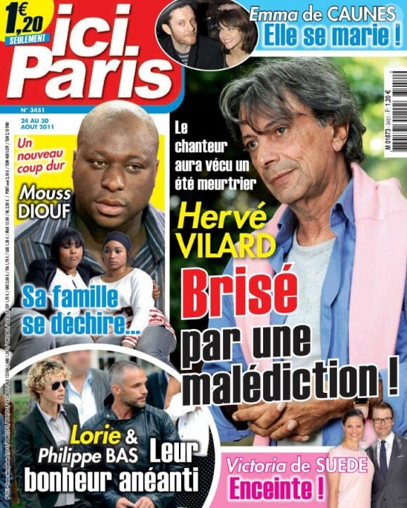 Couverture du magazine Ici Paris - Août 2011
