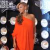Beyoncé Knowles a choisi une superbe robe orange signée Lanvin pour les MTV Video Music Awards à Los Angeles, le 28 août 2011.
