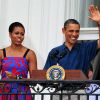 Barack et Michelle Obama, à Washington le 4 juillet 2011.