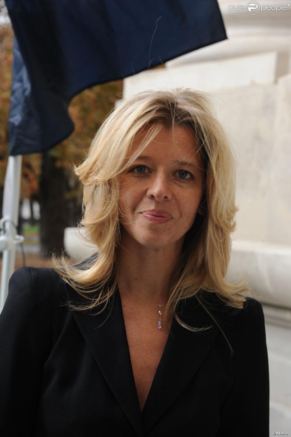 Wendy Bouchard à la conférence de presse de rentrée d'Europe 1, au mini
