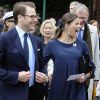 La princesse Victoria, enceinte, et le prince Daniel de Suède étaient en visite à Göteborg le 31 août 2011 pour une journée placée sous le signe de la santé pour tous.