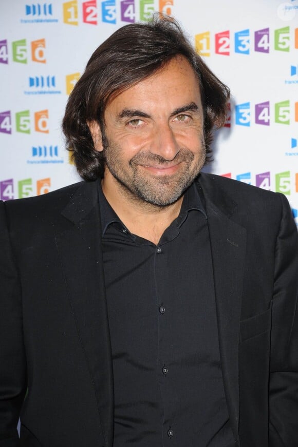 André Manoukian lors de la conférence de presse annuelle de France Télévisions le 31 août 2011 à Paris  