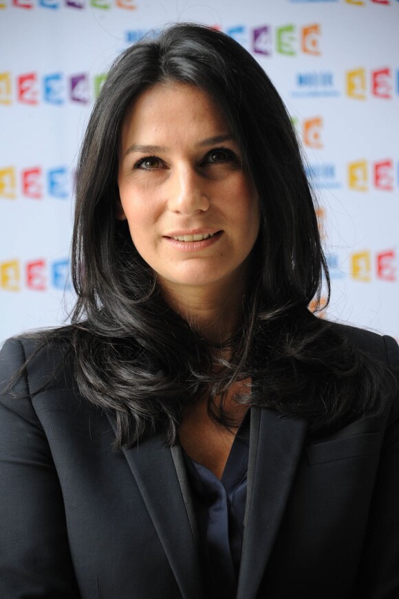 Marie Drucker lors de la conférence de presse annuelle de France Télévisions à Paris le 31 août 2011