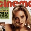 Sharon Stone en couverture de Cinema. Août 1990.