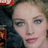 L'actrice Sharon Stone en couverture de Sunday Magazine. 19 août 1990.
