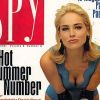 L'actrice Sharon Stone, en Une de Spy. Août 1991.