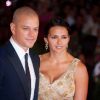 Matt Damon accompagné de sa femme Luciana au festival de Venise pour le film Contagion, le 3 septembre 2011.